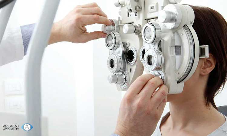 مشخص شدن مشکلات در معاینه اپتومتری چشم