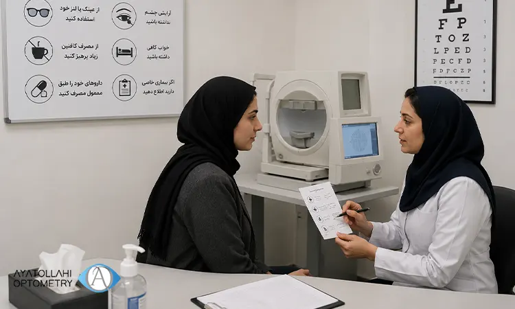 چه نکاتی پیش از انجام معاینه